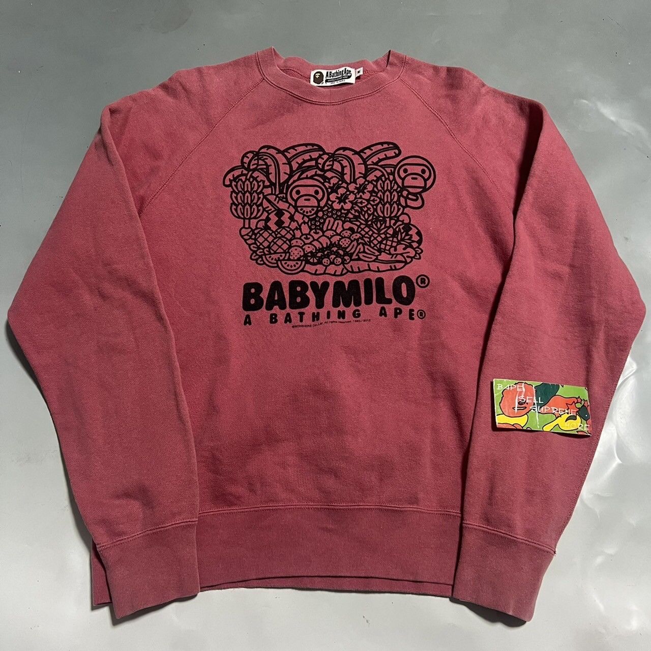 Bape Baby Milo Crewneck Size US M / EU 48-50 / 2 - 1 Thumbnail