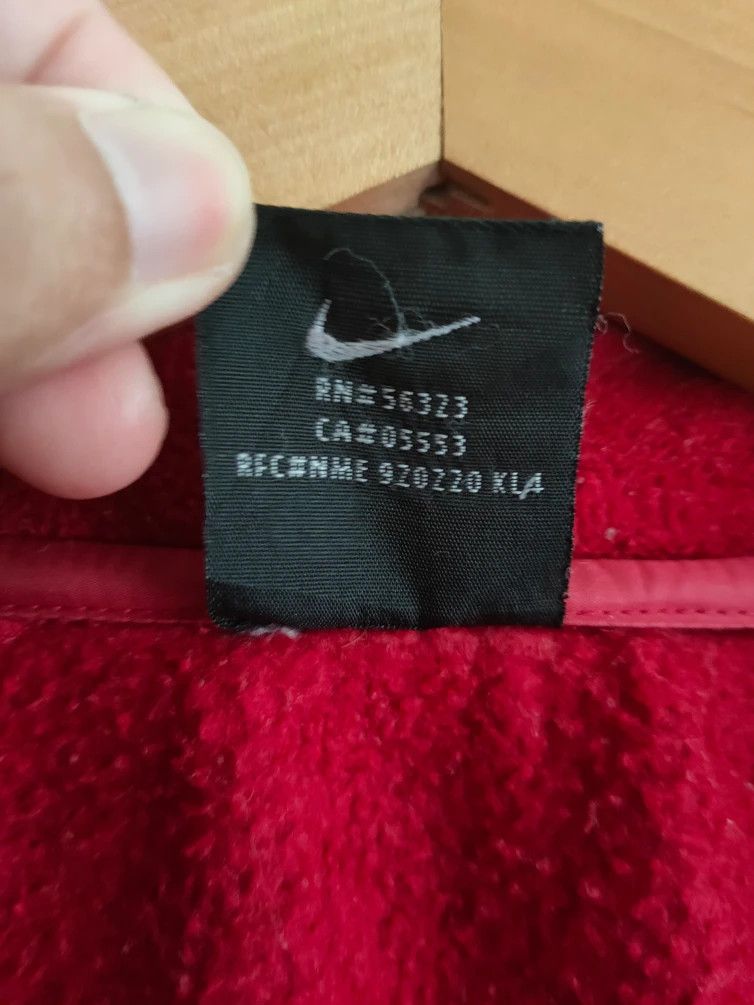 Nike × Vintage Nike Fleece Small Swoosh Zippup Size US M / EU 48-50 / 2 - 9 Thumbnail