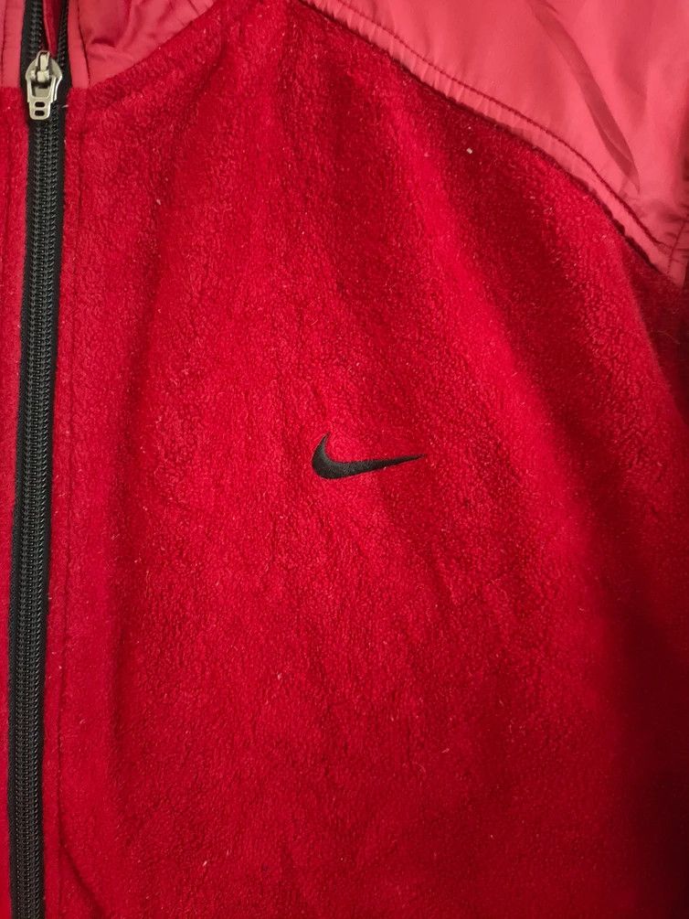 Nike × Vintage Nike Fleece Small Swoosh Zippup Size US M / EU 48-50 / 2 - 5 Thumbnail