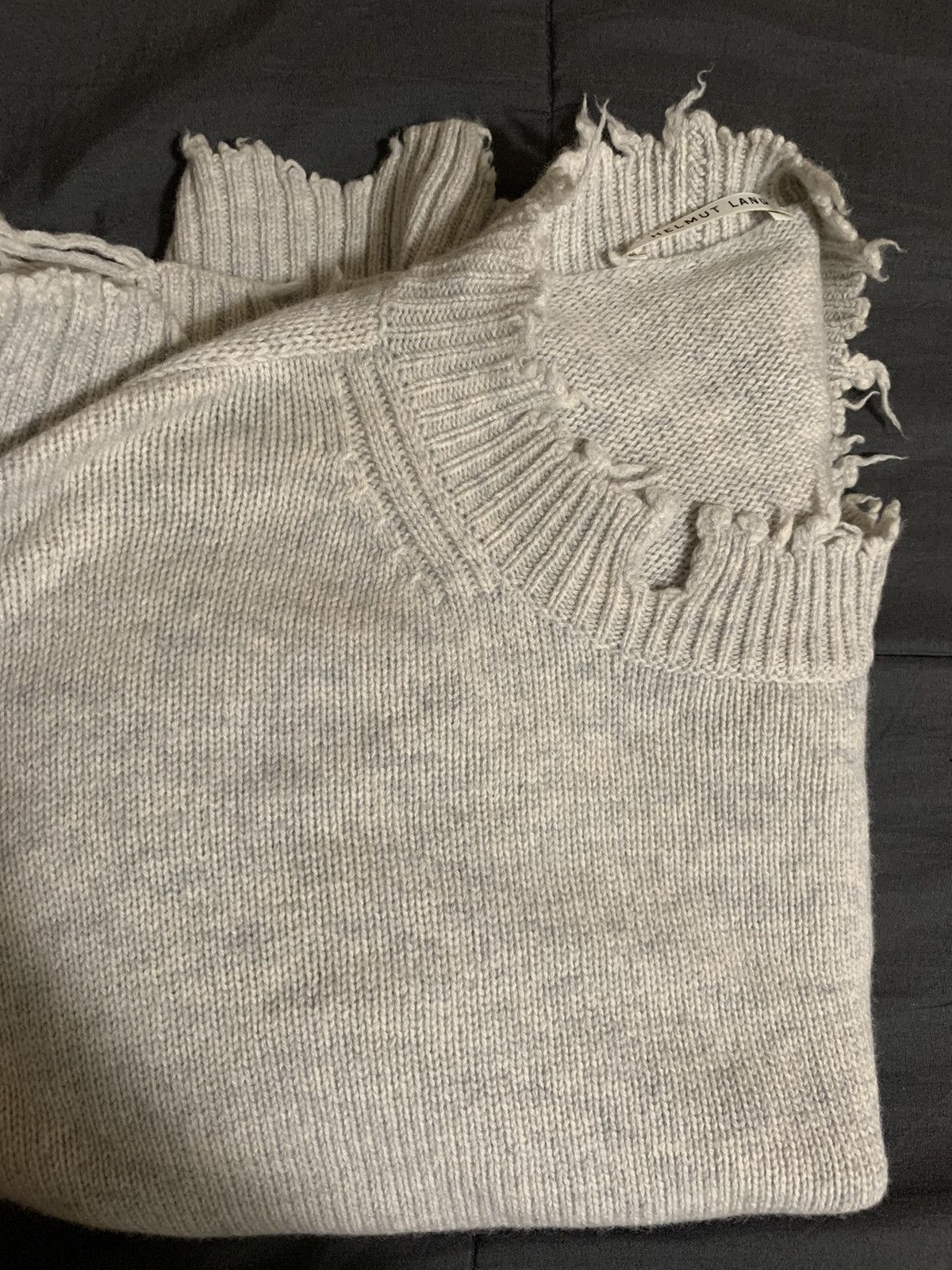 Helmut Lang RARE GRAIL helmut lang distressed sweater Size US M / EU 48-50 / 2 - 5 Thumbnail