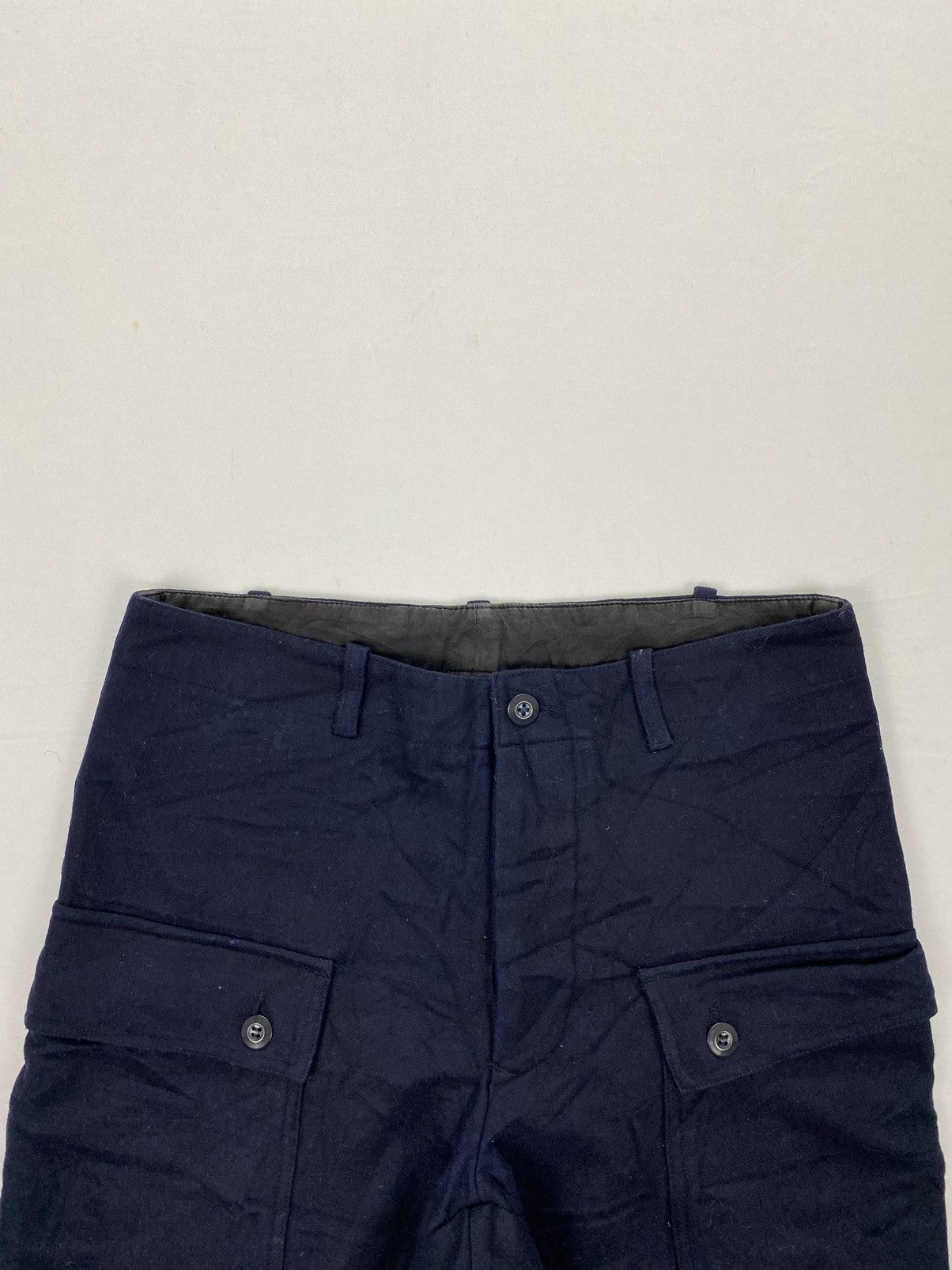 Japanese Brand Check Point Wool Cropped Cargos Size US 31 - 5 Thumbnail