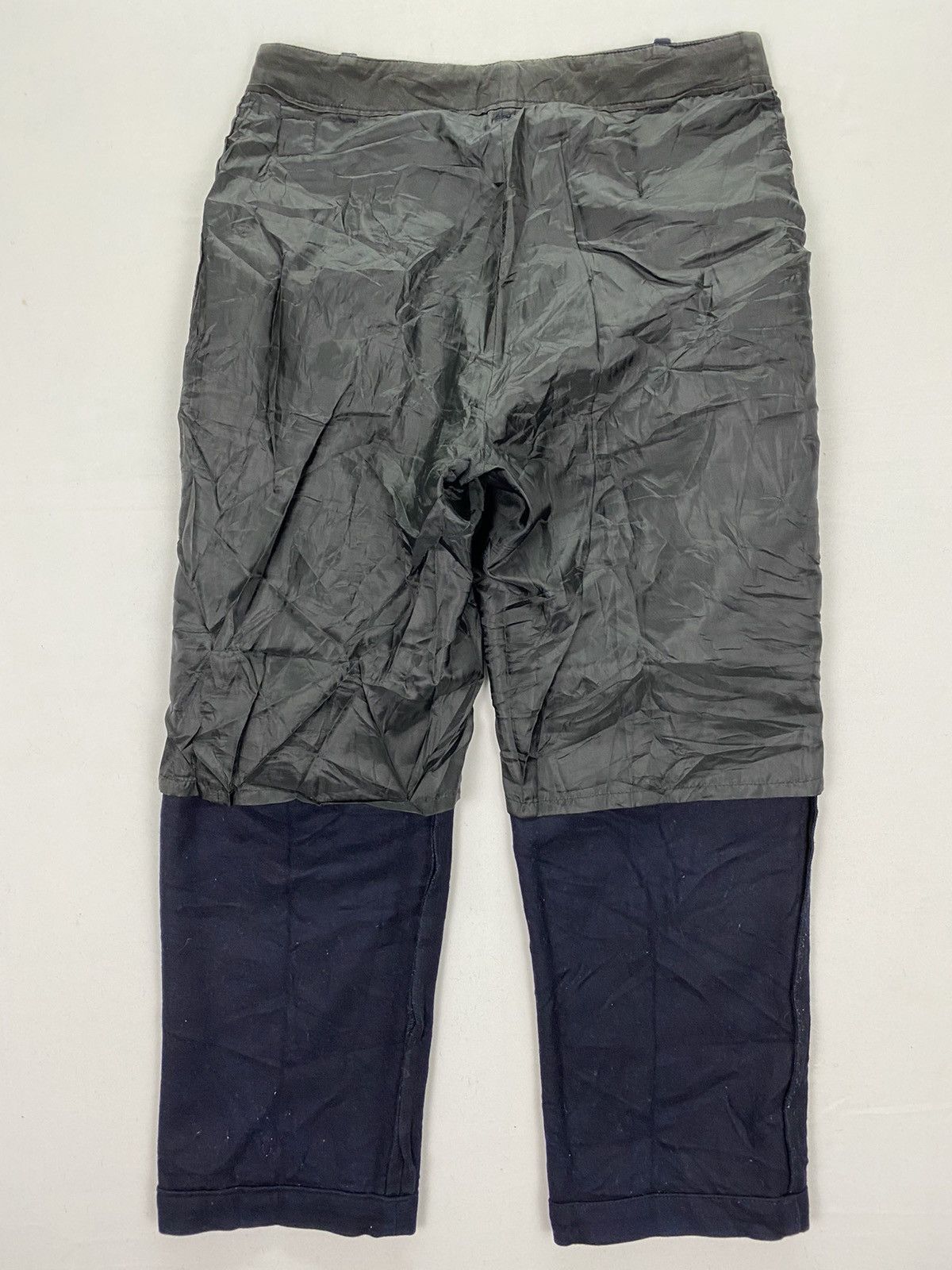 Japanese Brand Check Point Wool Cropped Cargos Size US 31 - 13 Thumbnail