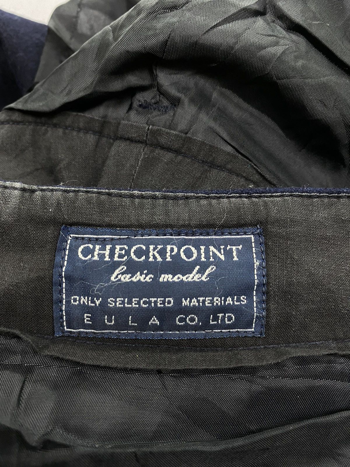 Japanese Brand Check Point Wool Cropped Cargos Size US 31 - 14 Thumbnail