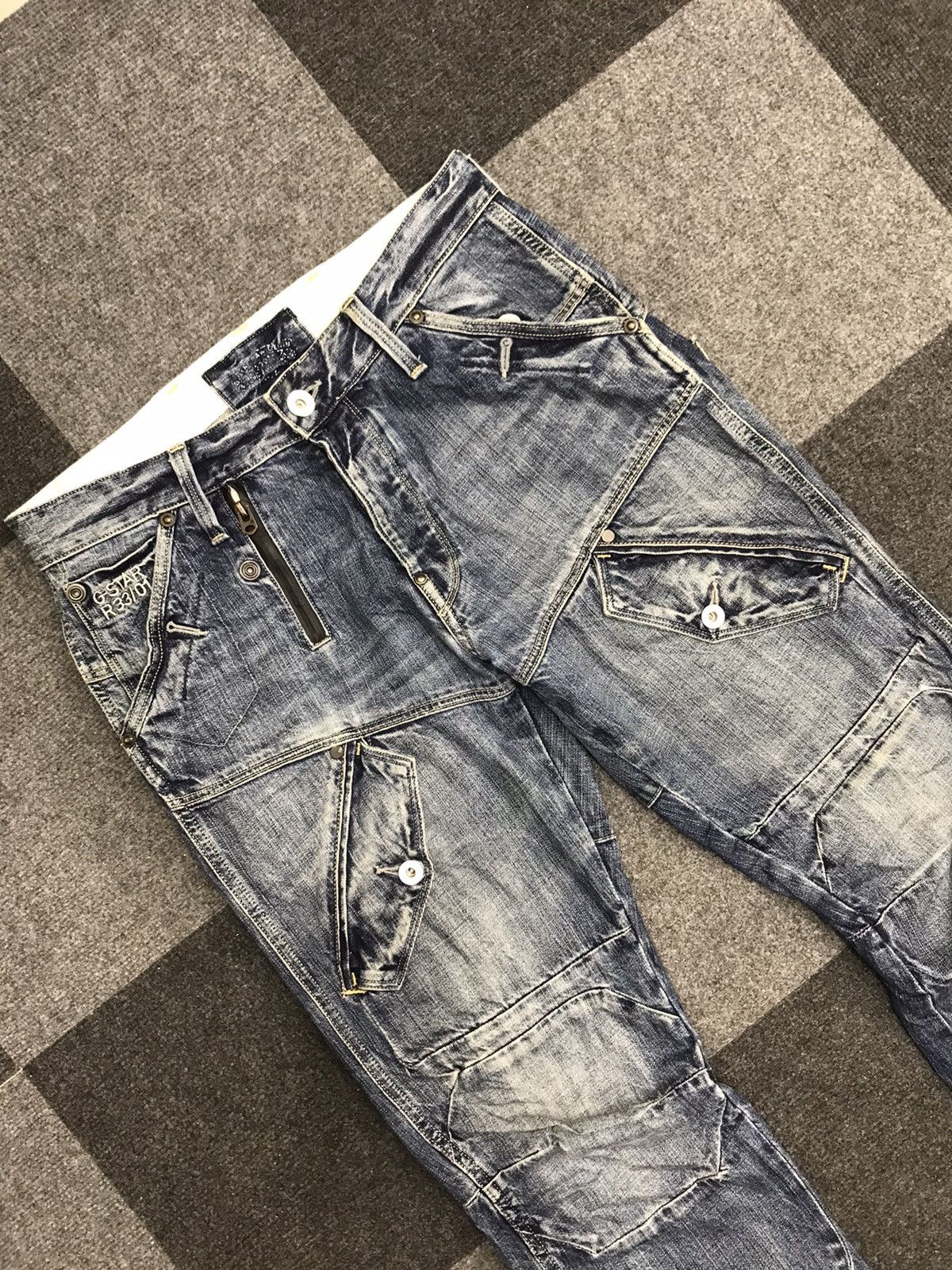 G-Star GSTAR RAW Multipockets Seditionaries Jeans Size US 32 / EU 48 - 4 Thumbnail