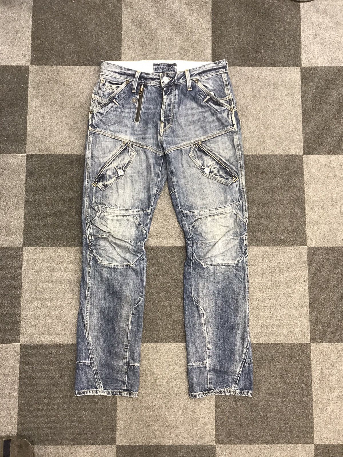 G-Star GSTAR RAW Multipockets Seditionaries Jeans Size US 32 / EU 48 - 3 Thumbnail