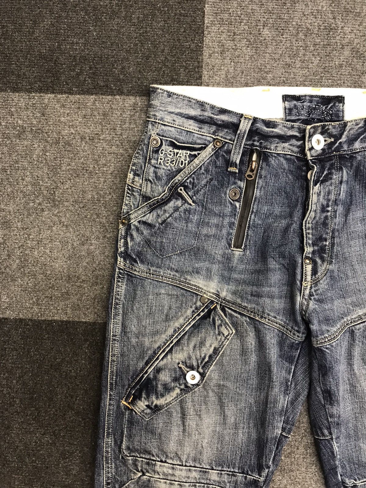 G-Star GSTAR RAW Multipockets Seditionaries Jeans Size US 32 / EU 48 - 7 Thumbnail