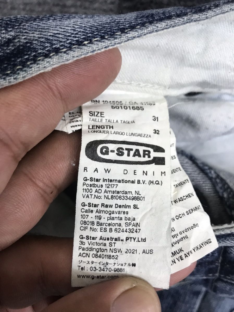 G-Star GSTAR RAW Multipockets Seditionaries Jeans Size US 32 / EU 48 - 20 Thumbnail