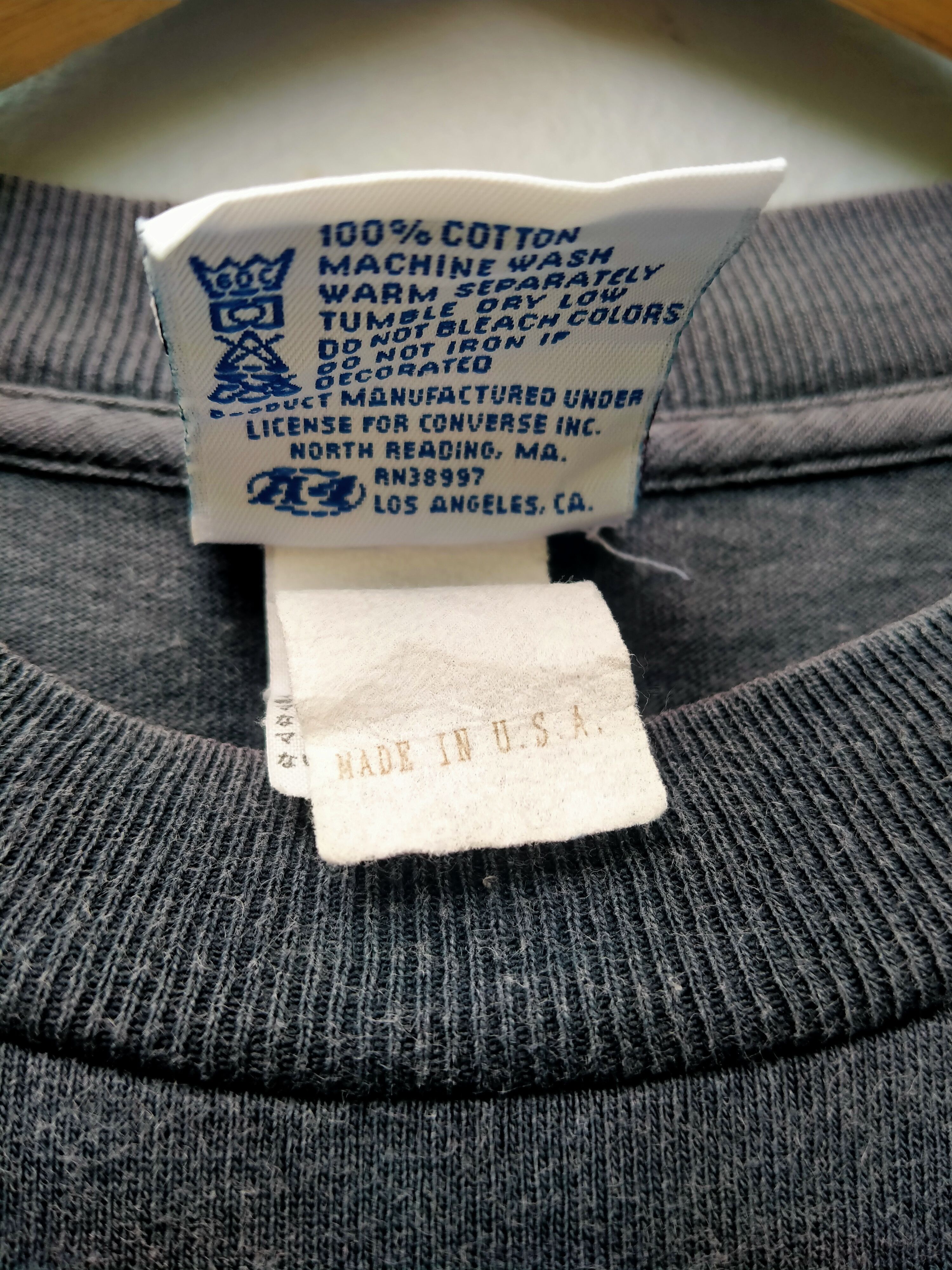 Converse Vintage 90s Converse Made In Usa Big Logo Size US M / EU 48-50 / 2 - 5 Thumbnail