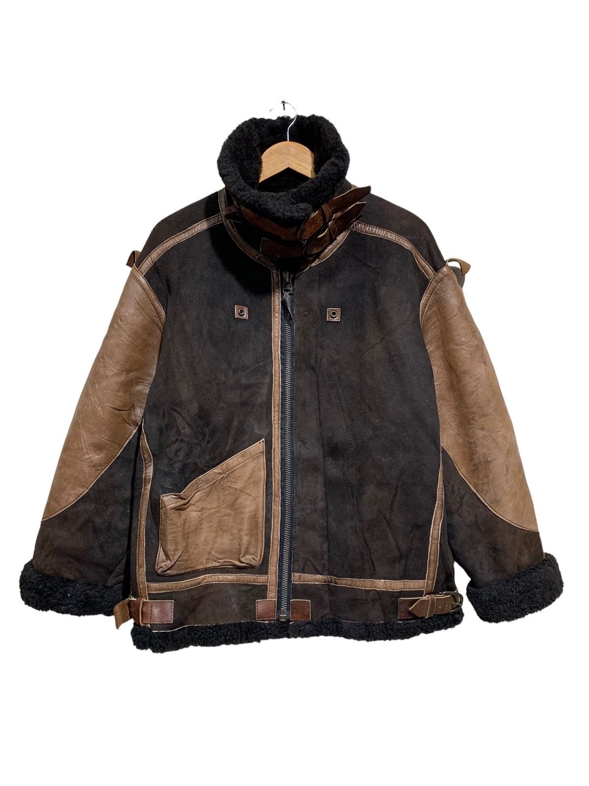 Avirex 🔥RARE VTG SPLIT LEATHER JACKET TYPE B-3 Size US M / EU 48-50 / 2 - 1 Thumbnail