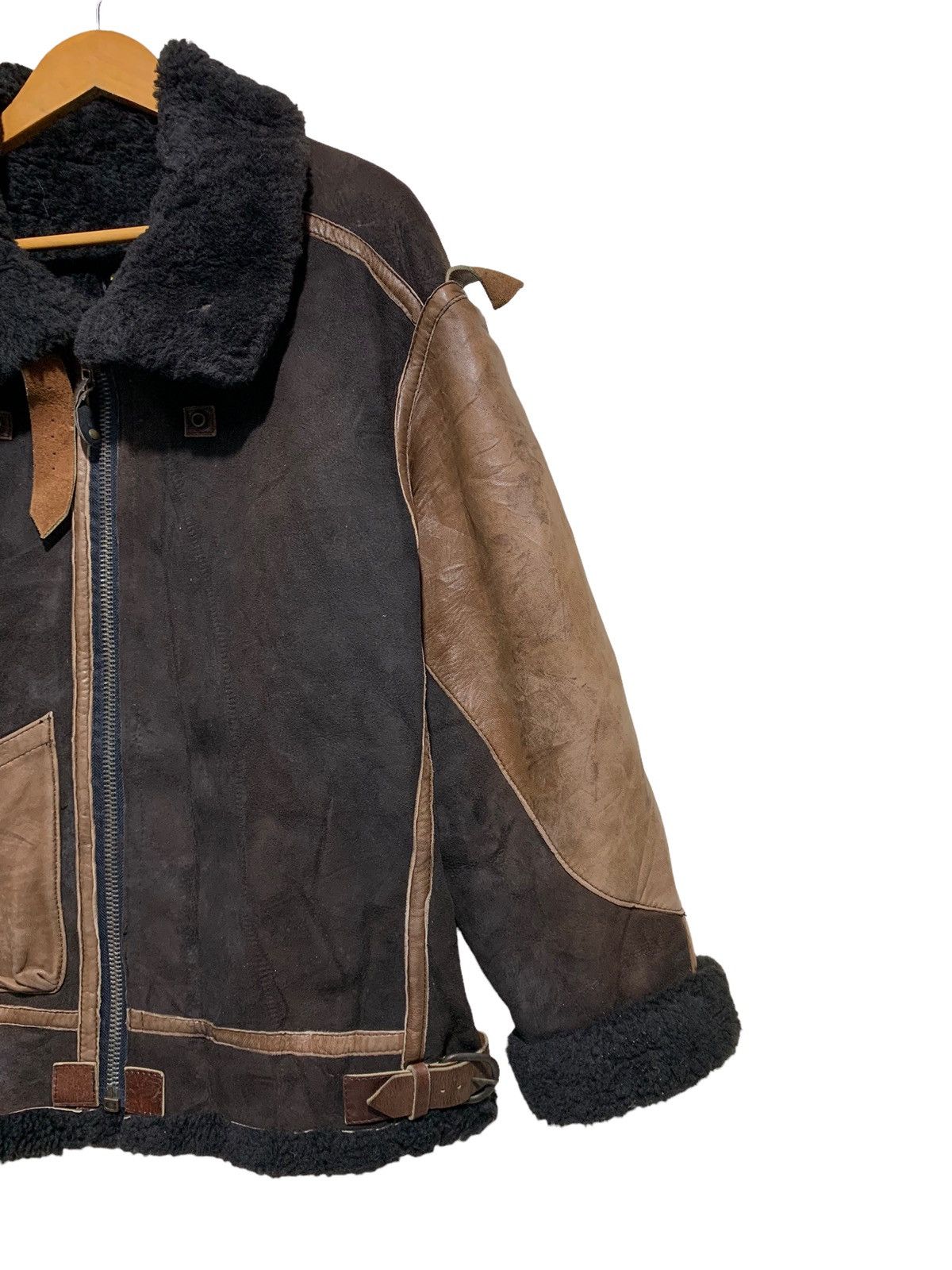 Avirex 🔥RARE VTG SPLIT LEATHER JACKET TYPE B-3 Size US M / EU 48-50 / 2 - 4 Thumbnail