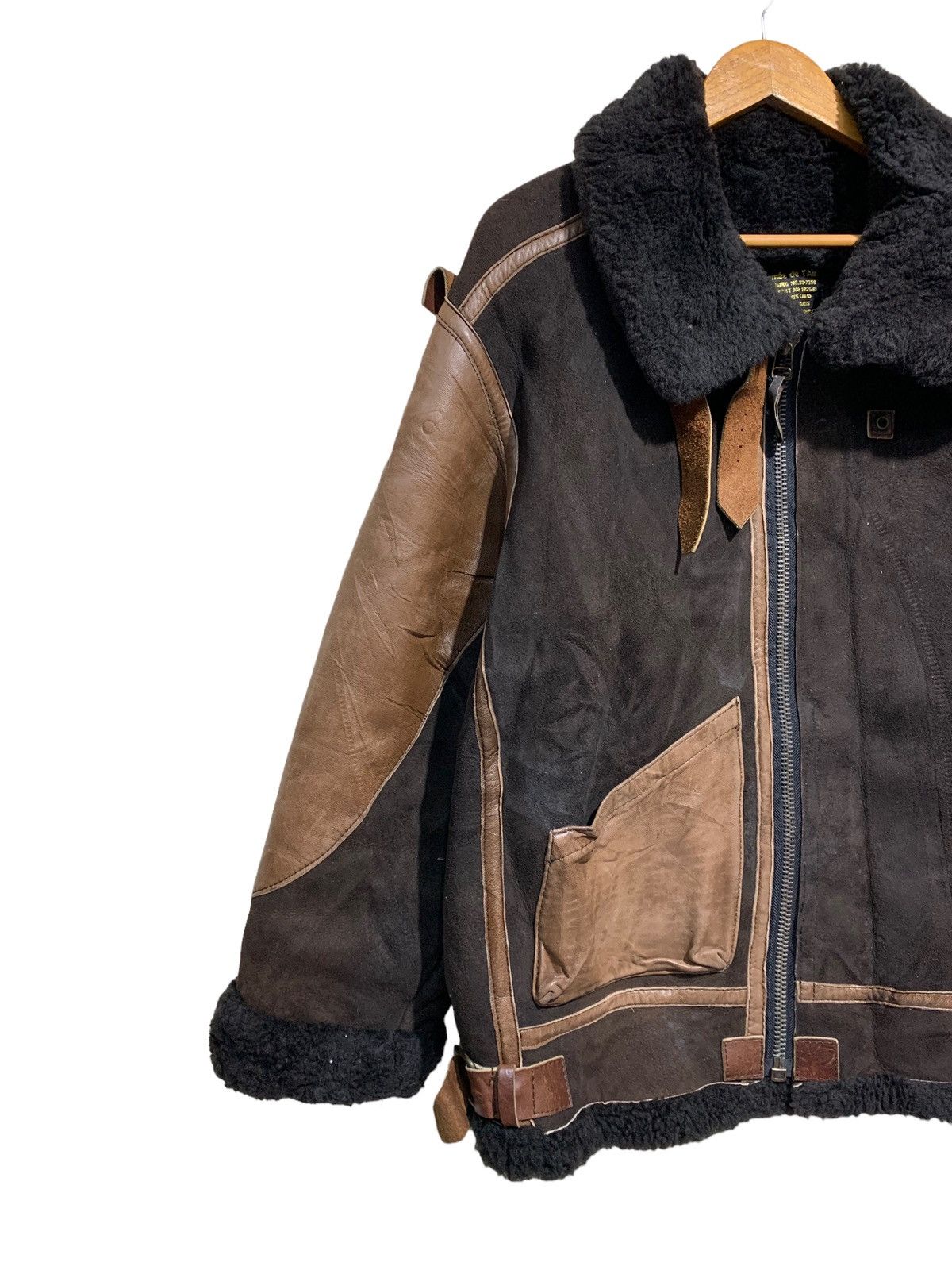 Avirex 🔥RARE VTG SPLIT LEATHER JACKET TYPE B-3 Size US M / EU 48-50 / 2 - 3 Thumbnail