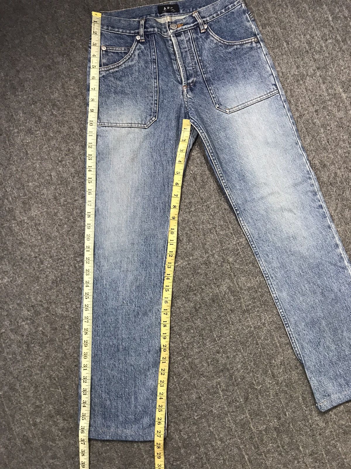A.P.C. APC Rue De Fleurs Paris Bush Pants Flap Pocket Buttonfly Size 28" / US 6 / IT 42 - 13 Thumbnail