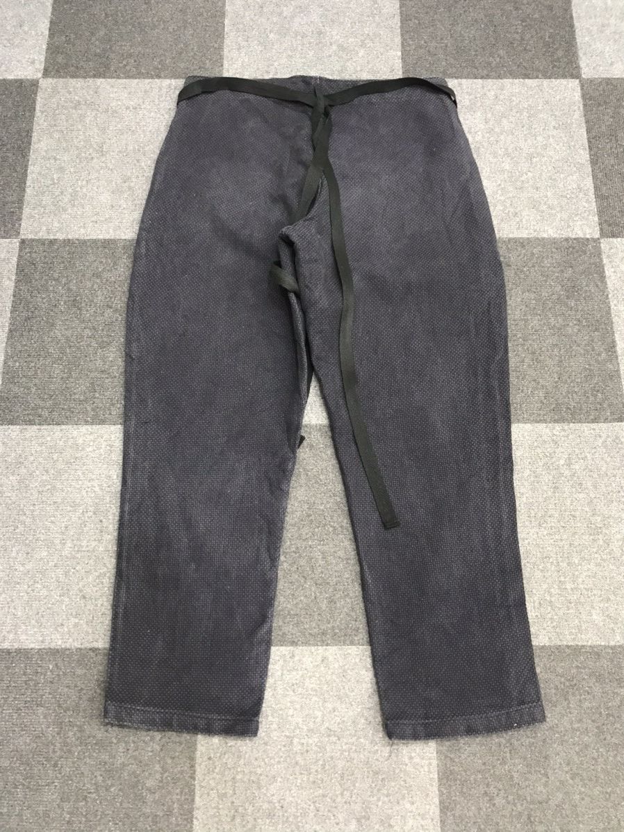Indigo Indigo Sturdy Linen Kendo Martial Art Pant Size US 33 - 12 Thumbnail