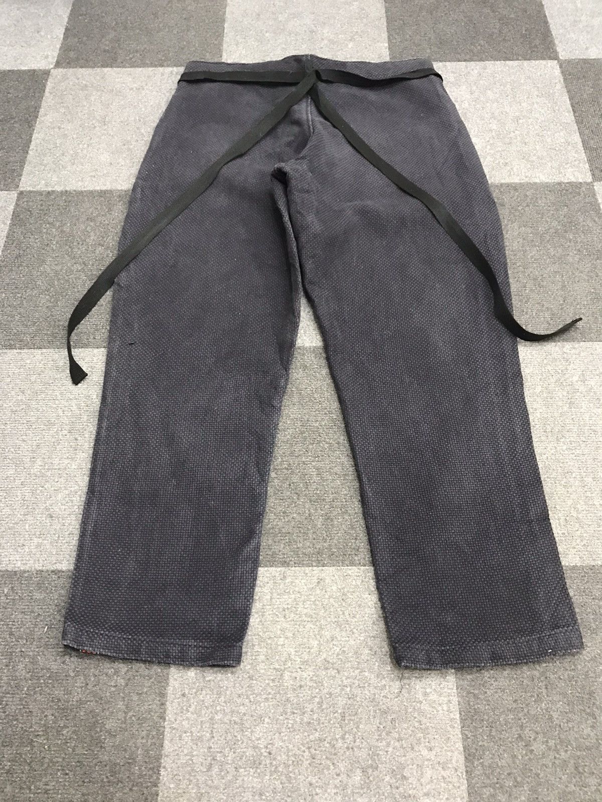 Indigo Indigo Sturdy Linen Kendo Martial Art Pant Size US 33 - 5 Thumbnail