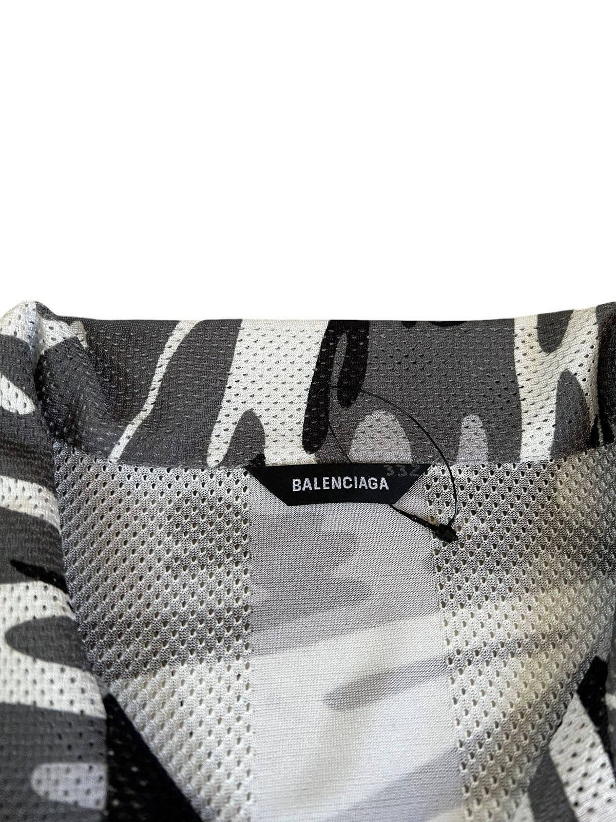 Balenciaga Sz37 Oversized Camo Jersey Shirt Size US XL / EU 56 / 4 - 4 Thumbnail