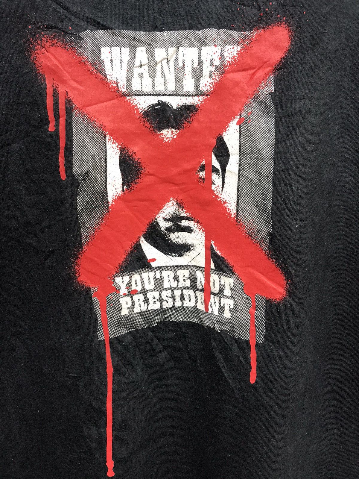 Japanese Brand ARISTRIST Not My President Wanted List Shirt Size US M / EU 48-50 / 2 - 1 Thumbnail