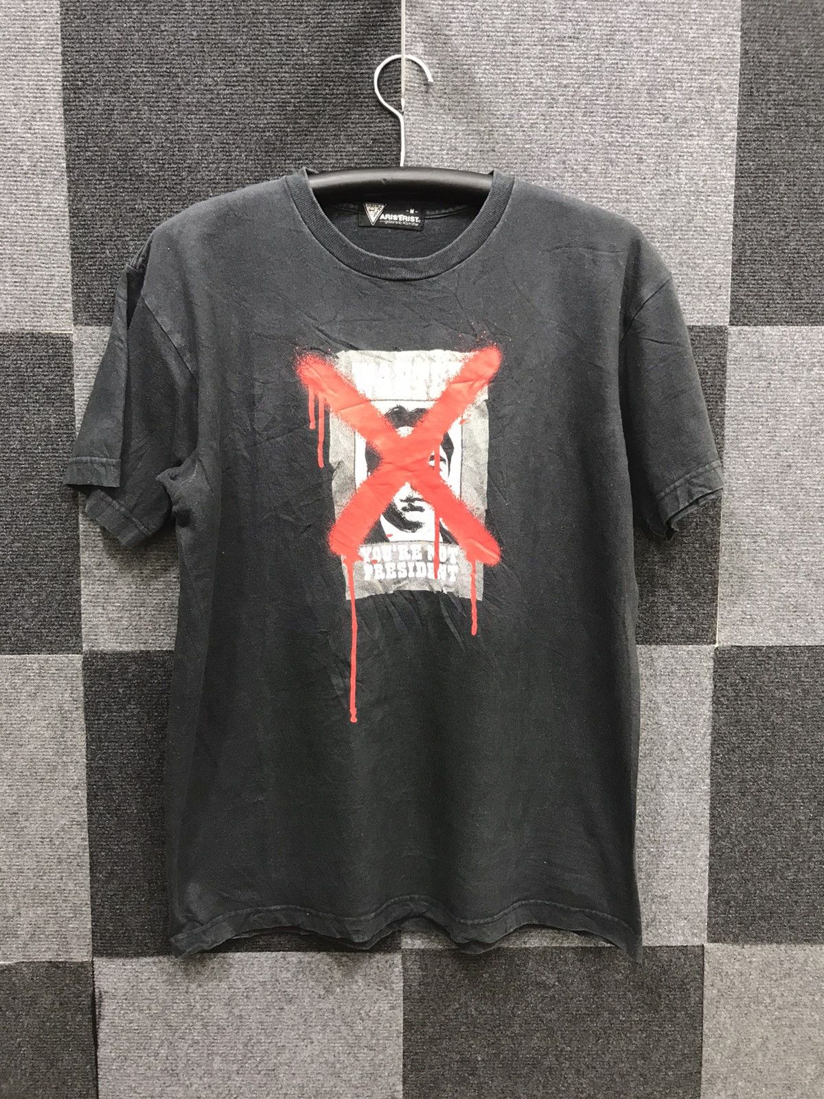 Japanese Brand ARISTRIST Not My President Wanted List Shirt Size US M / EU 48-50 / 2 - 2 Thumbnail