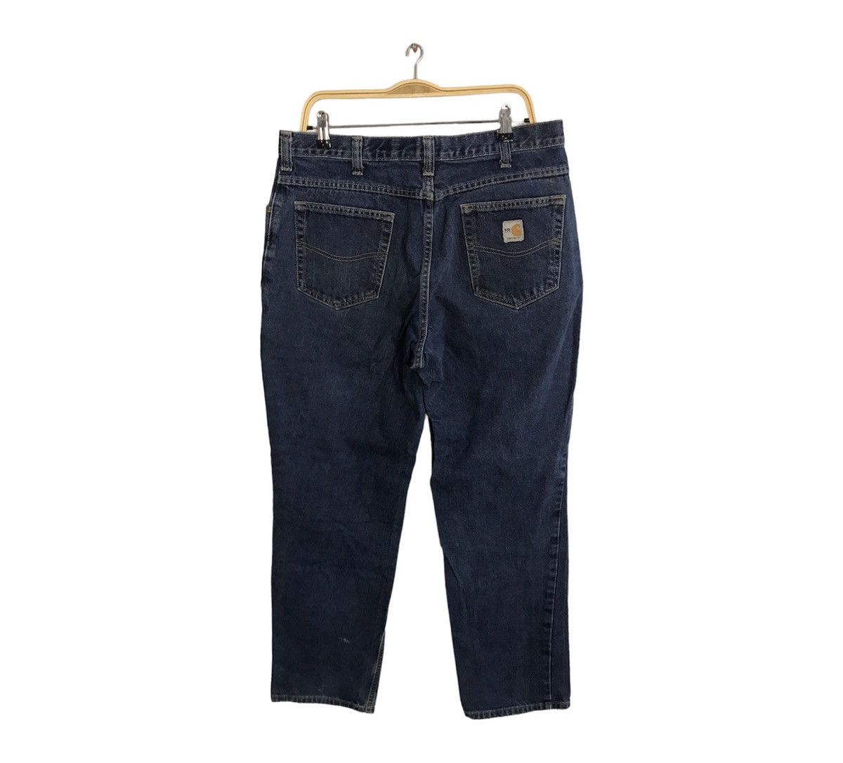 Carhartt Carhartt FR Flame Resistance Indigo Denim Jeans Straight Cut Size US 34 / EU 50 - 2 Thumbnail