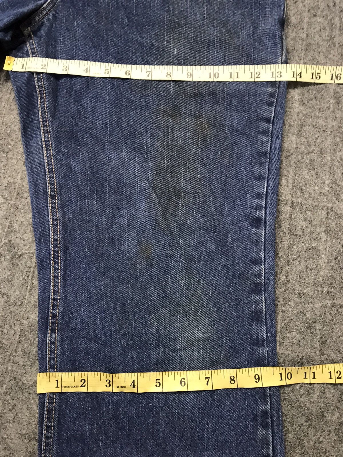 Carhartt Carhartt FR Flame Resistance Indigo Denim Jeans Straight Cut Size US 34 / EU 50 - 16 Thumbnail