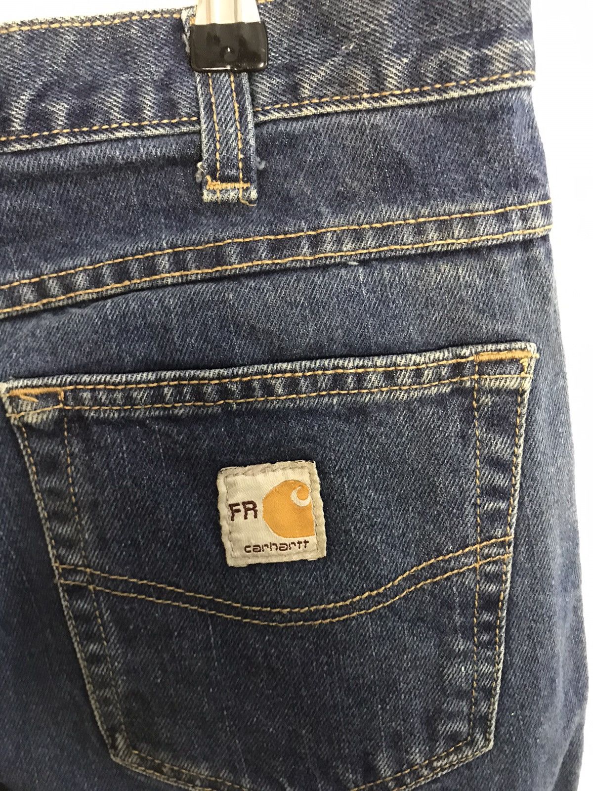 Carhartt Carhartt FR Flame Resistance Indigo Denim Jeans Straight Cut Size US 34 / EU 50 - 7 Thumbnail