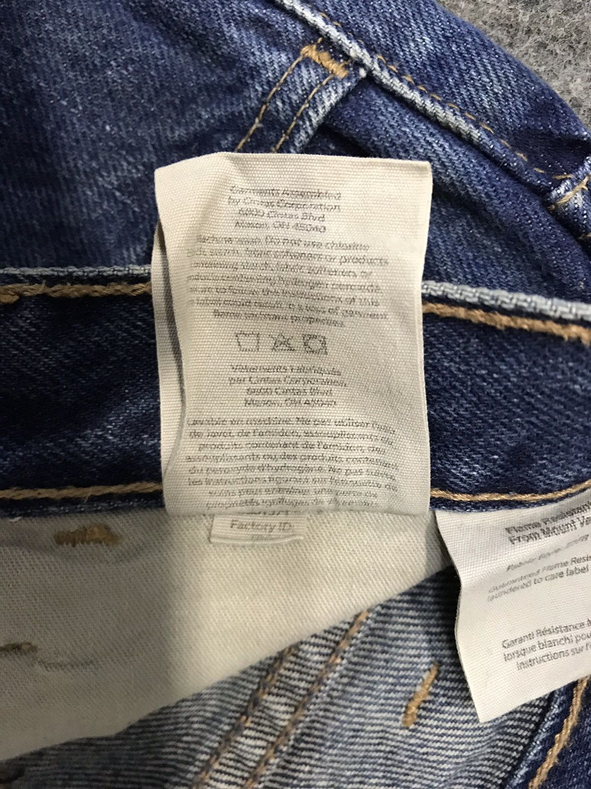 Carhartt Carhartt FR Flame Resistance Indigo Denim Jeans Straight Cut Size US 34 / EU 50 - 11 Thumbnail