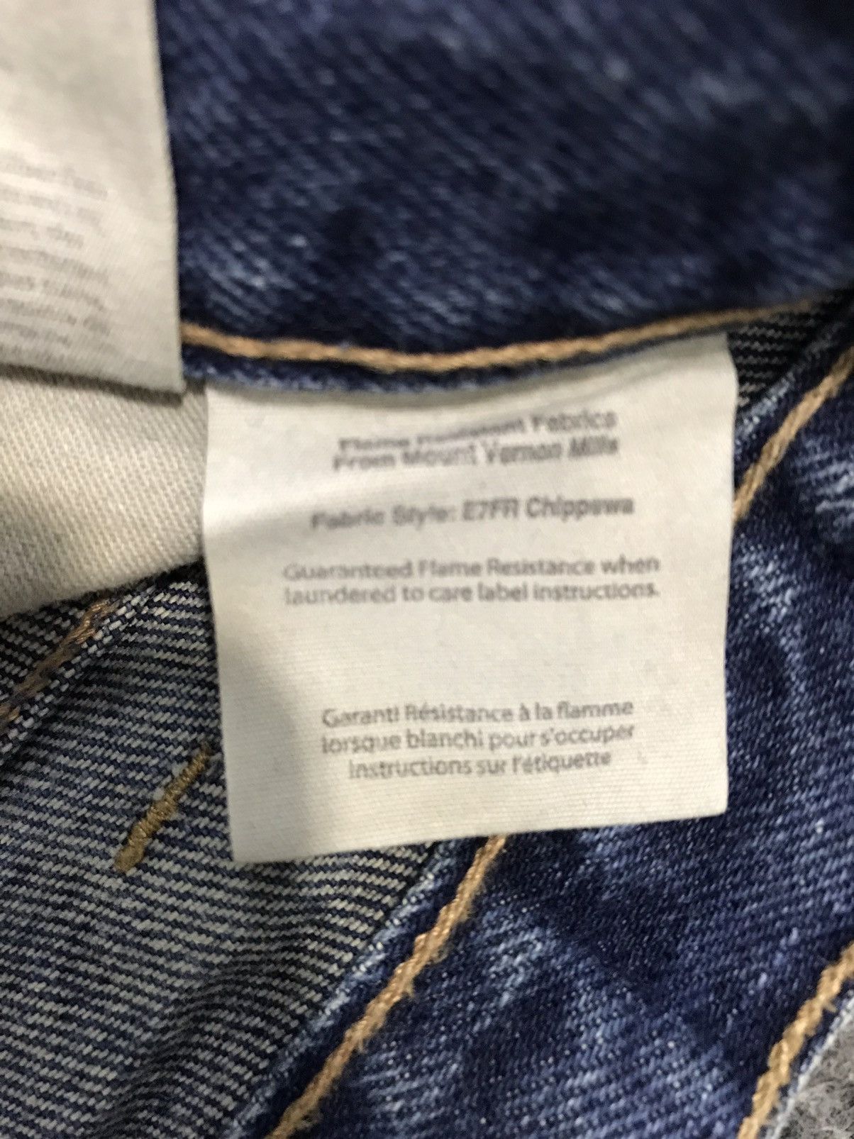 Carhartt Carhartt FR Flame Resistance Indigo Denim Jeans Straight Cut Size US 34 / EU 50 - 12 Thumbnail