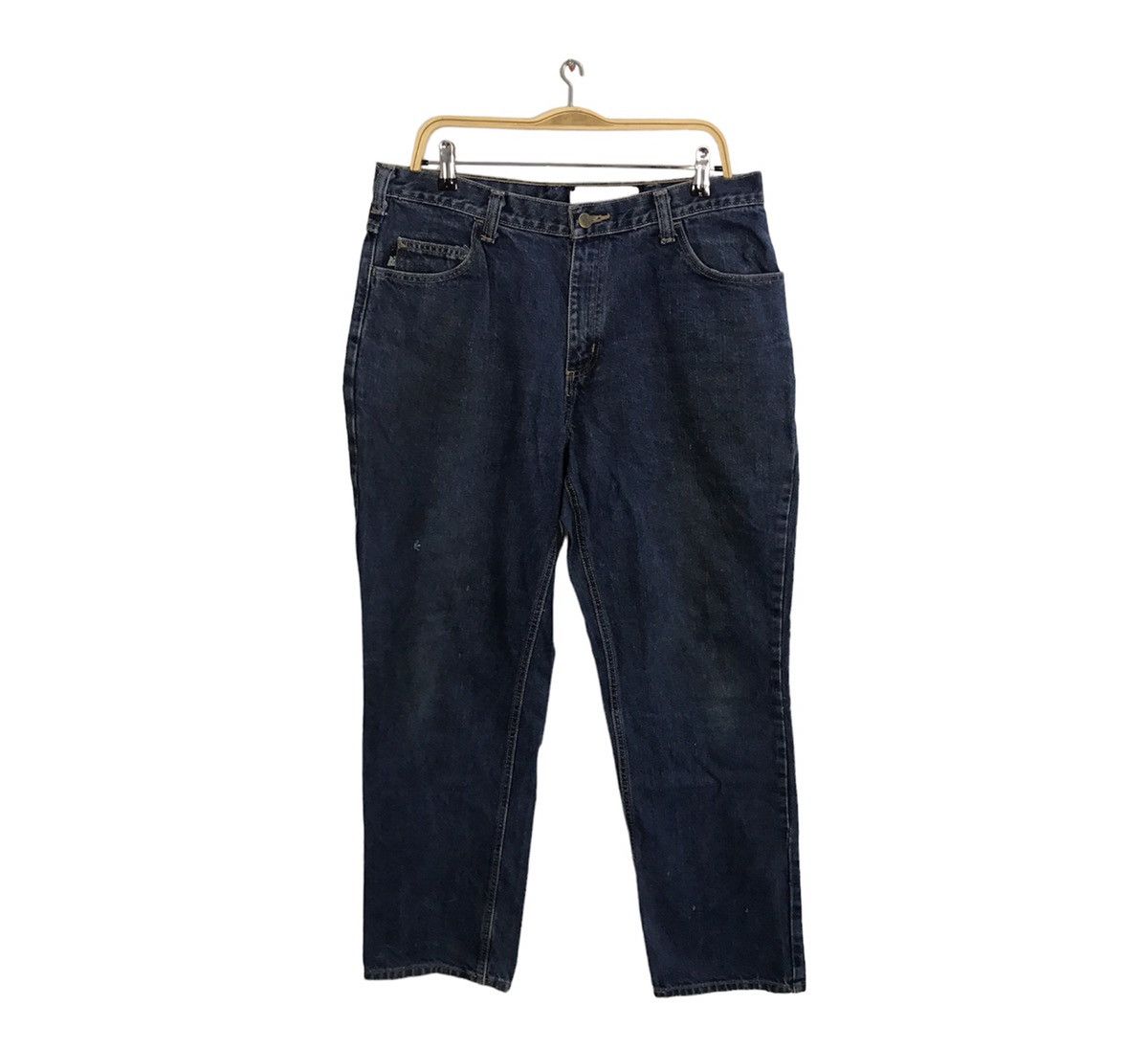 Carhartt Carhartt FR Flame Resistance Indigo Denim Jeans Straight Cut Size US 34 / EU 50 - 1 Thumbnail