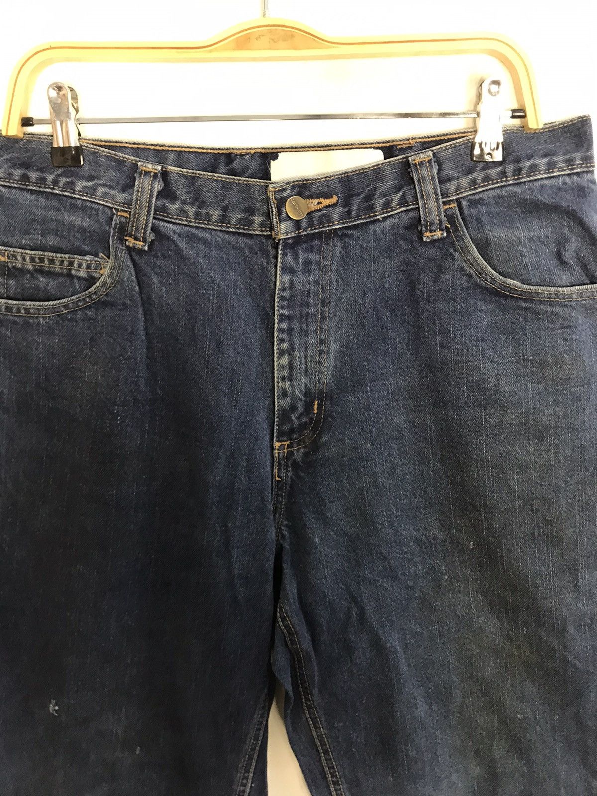 Carhartt Carhartt FR Flame Resistance Indigo Denim Jeans Straight Cut Size US 34 / EU 50 - 3 Thumbnail