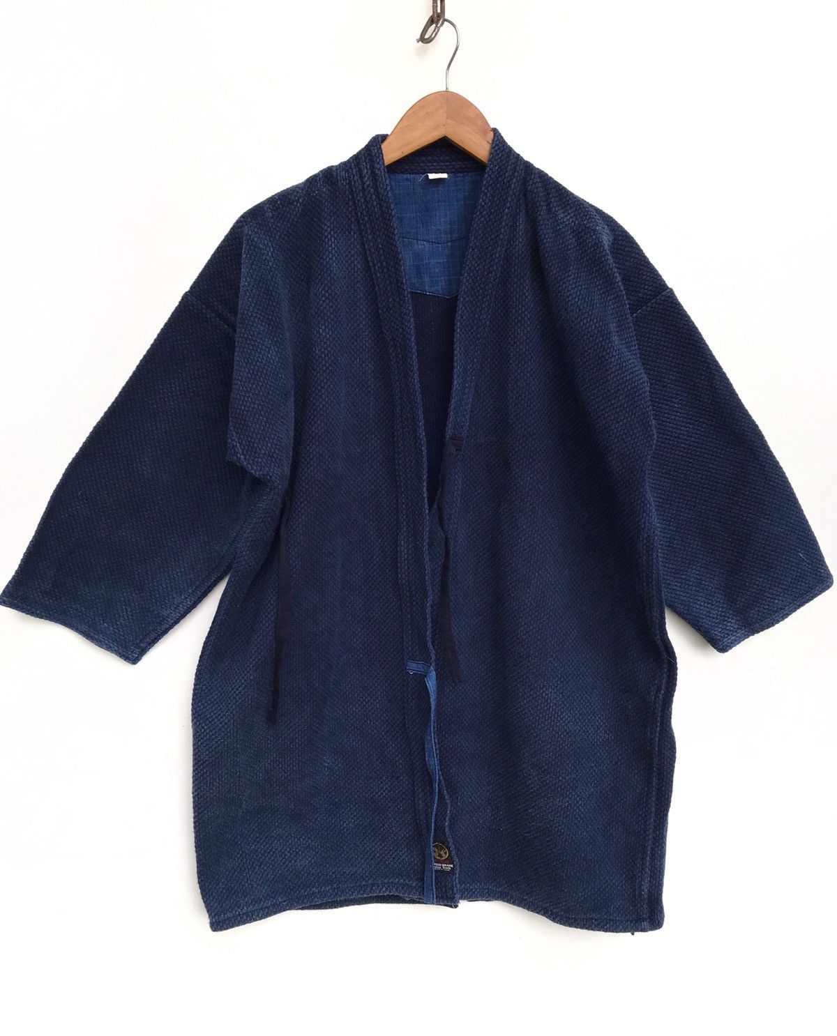 Indigo Vintage kimono kendo sashiko blue indigo noragi Size US M / EU 48-50 / 2 - 2 Thumbnail