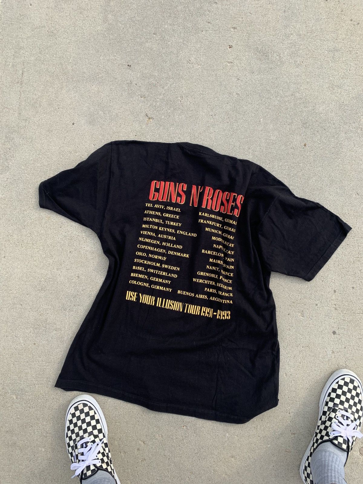Band Tees Vintage 1992 Guns N Roses Bad Apple Size US XL / EU 56 / 4 - 5 Thumbnail