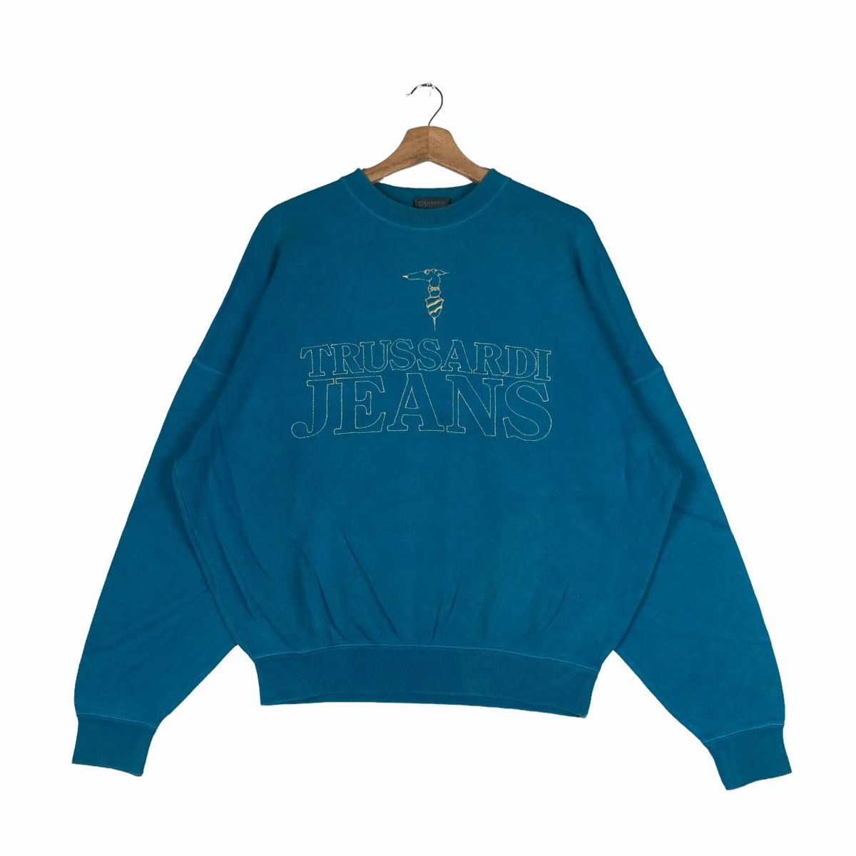 Trussardi TRUSSARDI JEANS SWEATSHIRT CASUAL Size US M / EU 48-50 / 2 - 1 Thumbnail