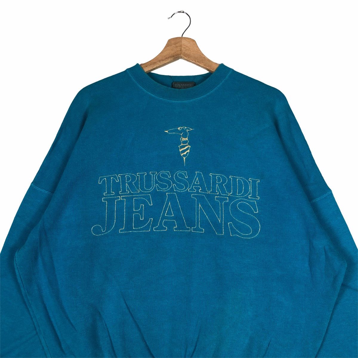 Trussardi TRUSSARDI JEANS SWEATSHIRT CASUAL Size US M / EU 48-50 / 2 - 2 Thumbnail