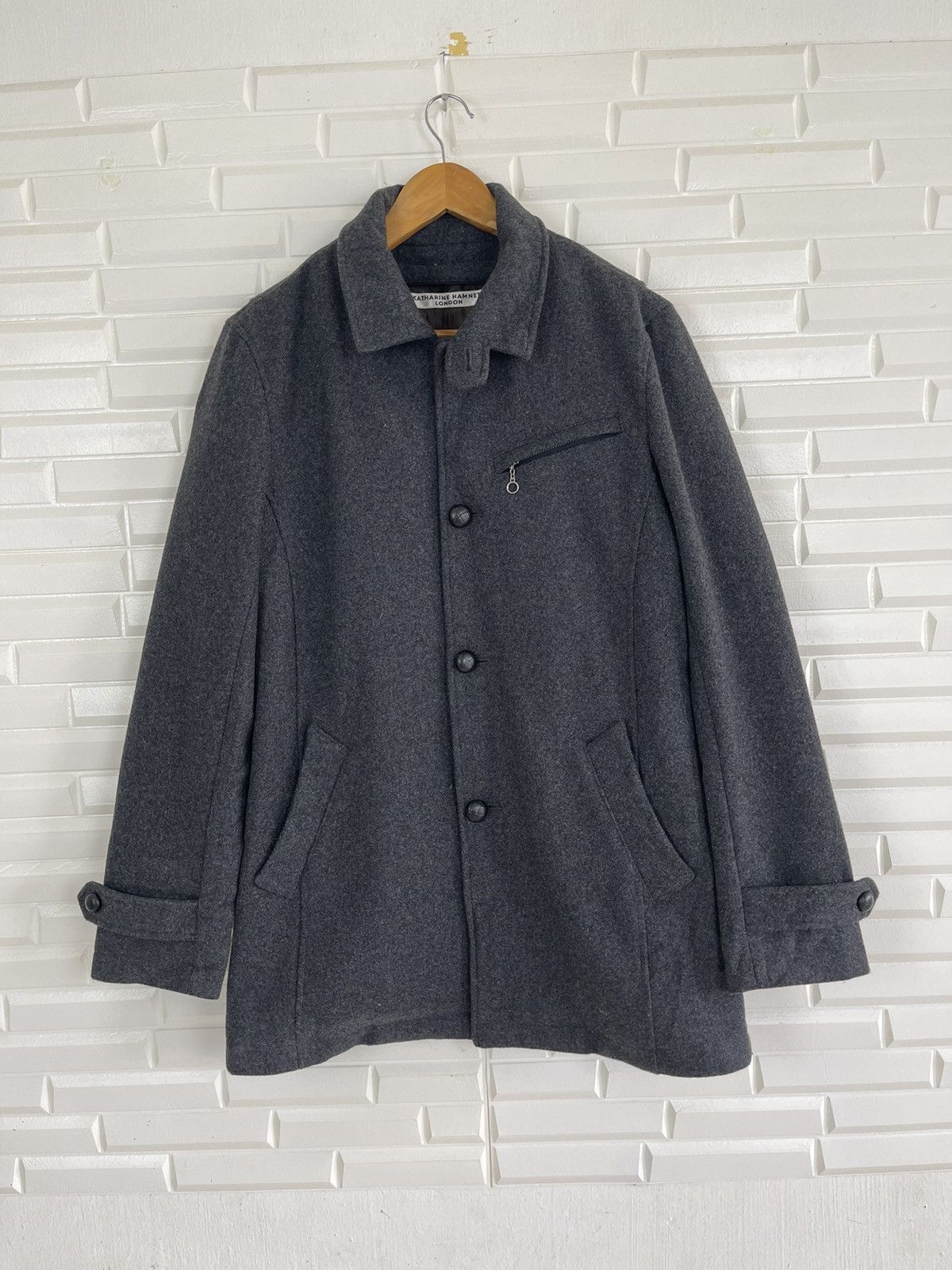 Vintage Vintage KATHERINE HAMNETT LONDON Wool Jacket | Grailed