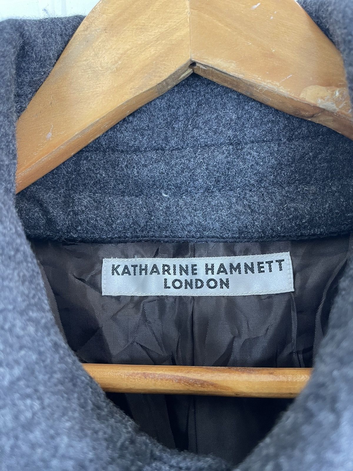 ジャケット・アウター 90s Katharine Hamnett London Wool Jacket Katharine Hamnett London - Fabrice Regenerated Wool Jacket