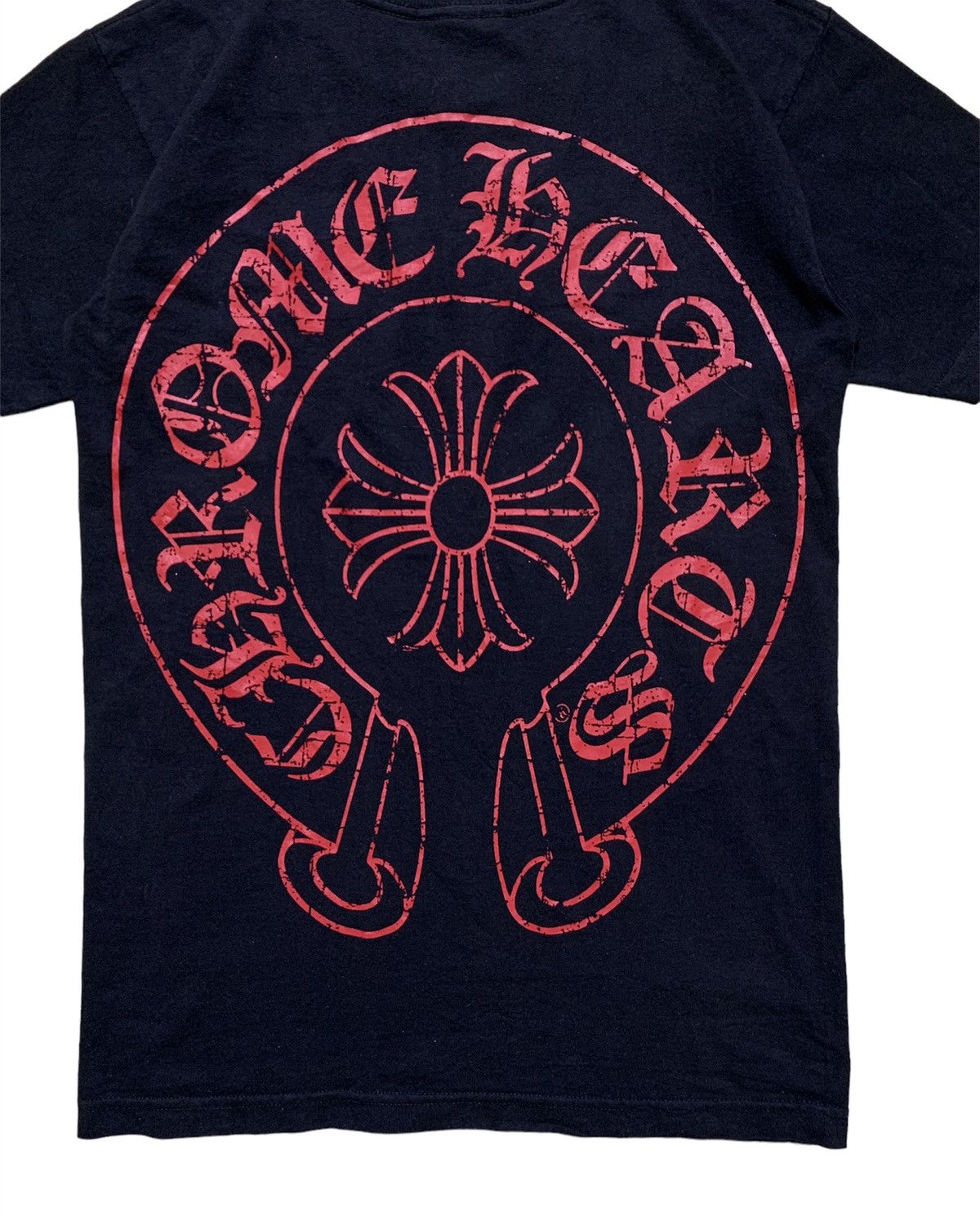 Chrome Hearts Rare Vintage 90s Chrome Hearts Red on Black Horseshoe Size US S / EU 44-46 / 1 - 2 Thumbnail
