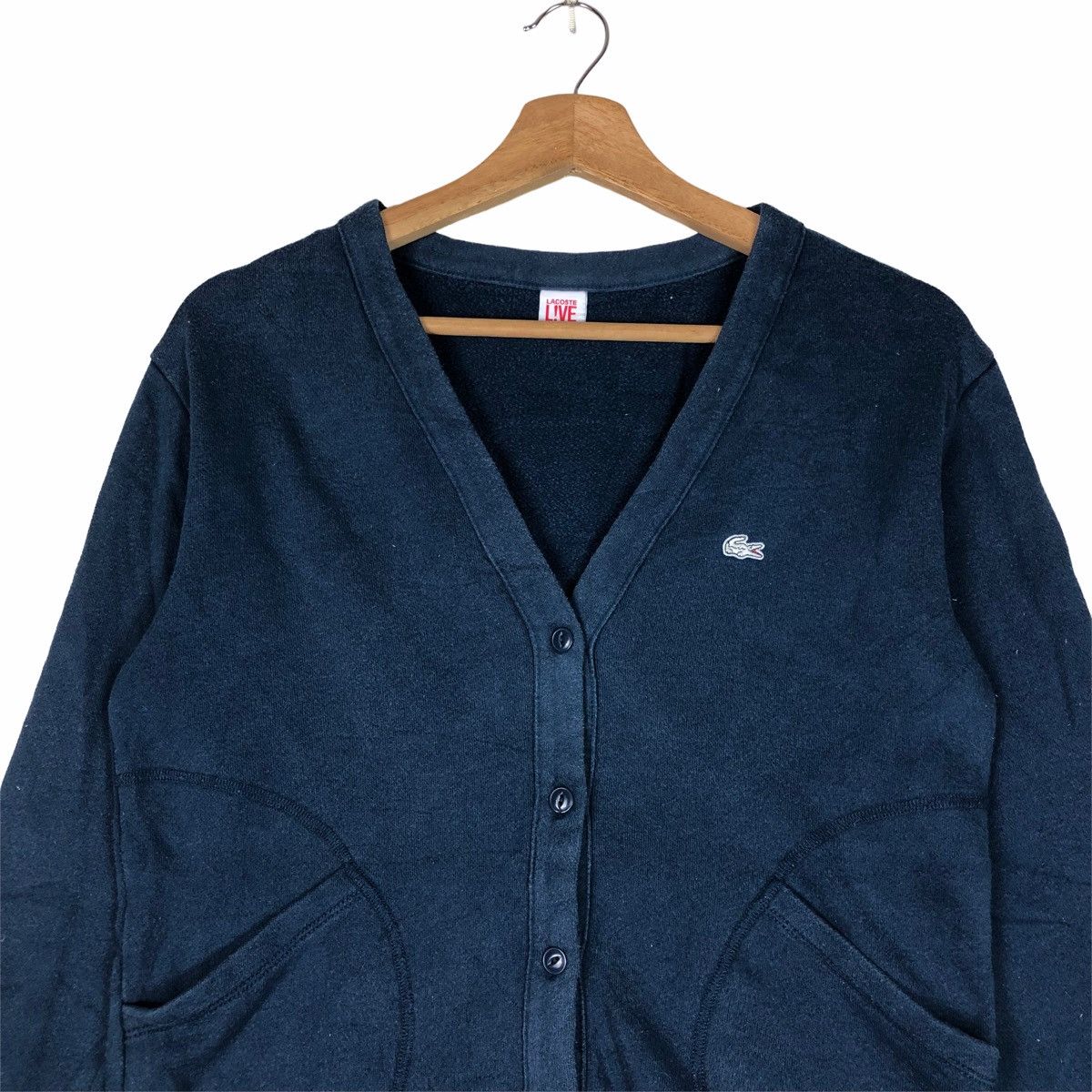 Lacoste VINTAGE LACOSTE LIVE JUMPER Size M / US 6-8 / IT 42-44 - 2 Thumbnail