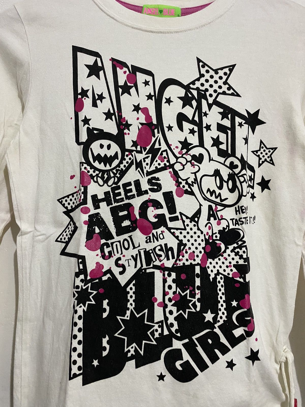 Beauty Beast × Hysteric Glamour × Japanese Brand 💸BINDINGOFFER💸Angleblue-Japanesebrand Heels ABG Babytee Size US S / EU 44-46 / 1 - 2 Thumbnail