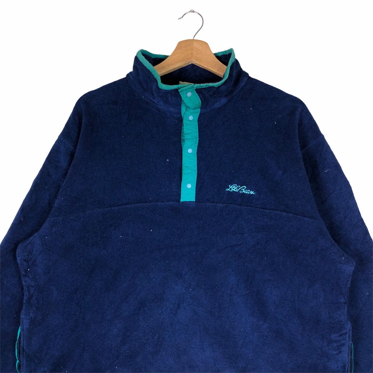 L.L. Bean VINTAGE L.L BEAN FLEECE JUMPER Size L / US 10 / IT 46 - 2 Thumbnail