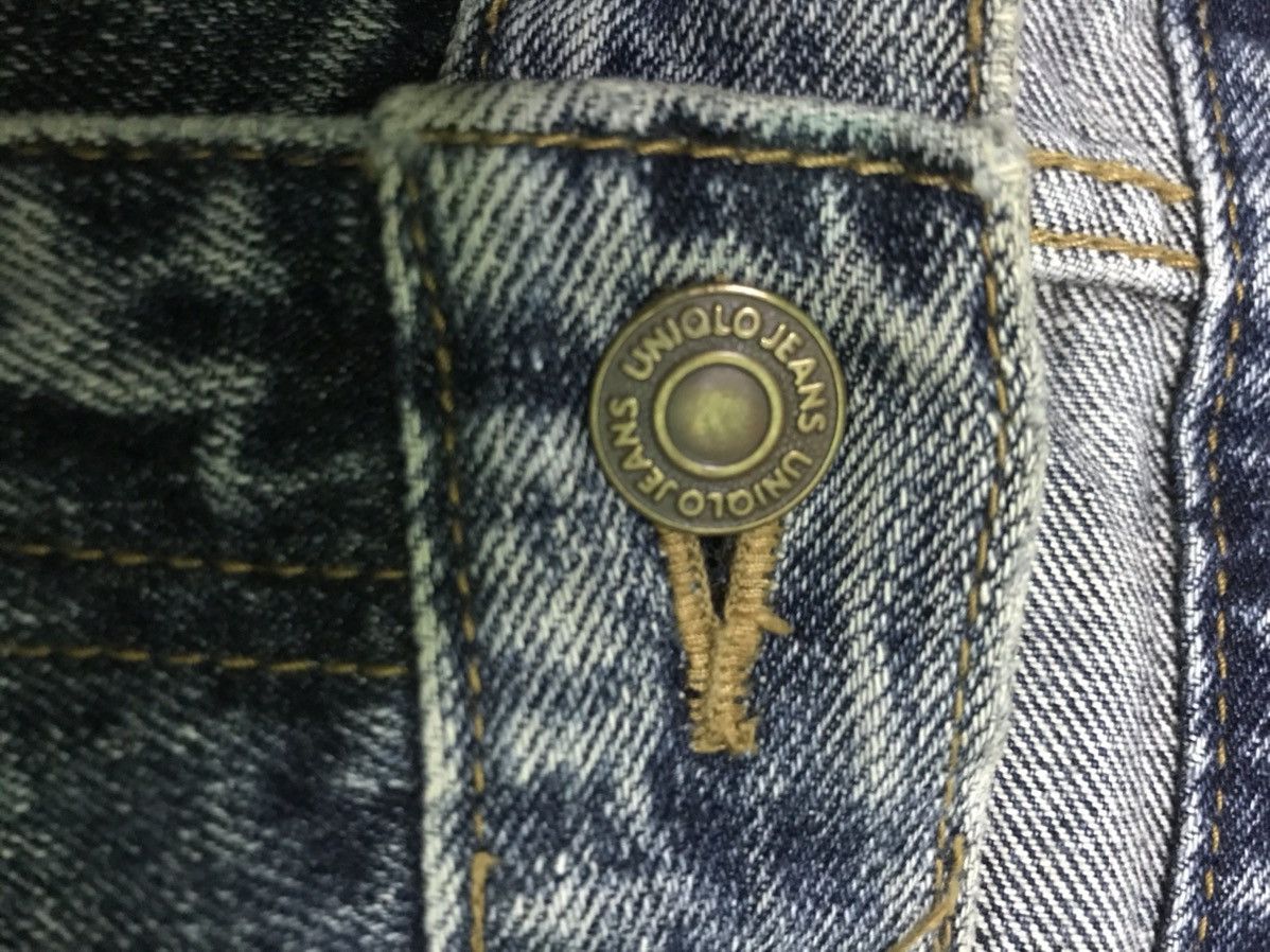 Uniqlo Vintage Uniqlo distressed denim jeans very rare Size US 36 / EU 52 - 6 Thumbnail