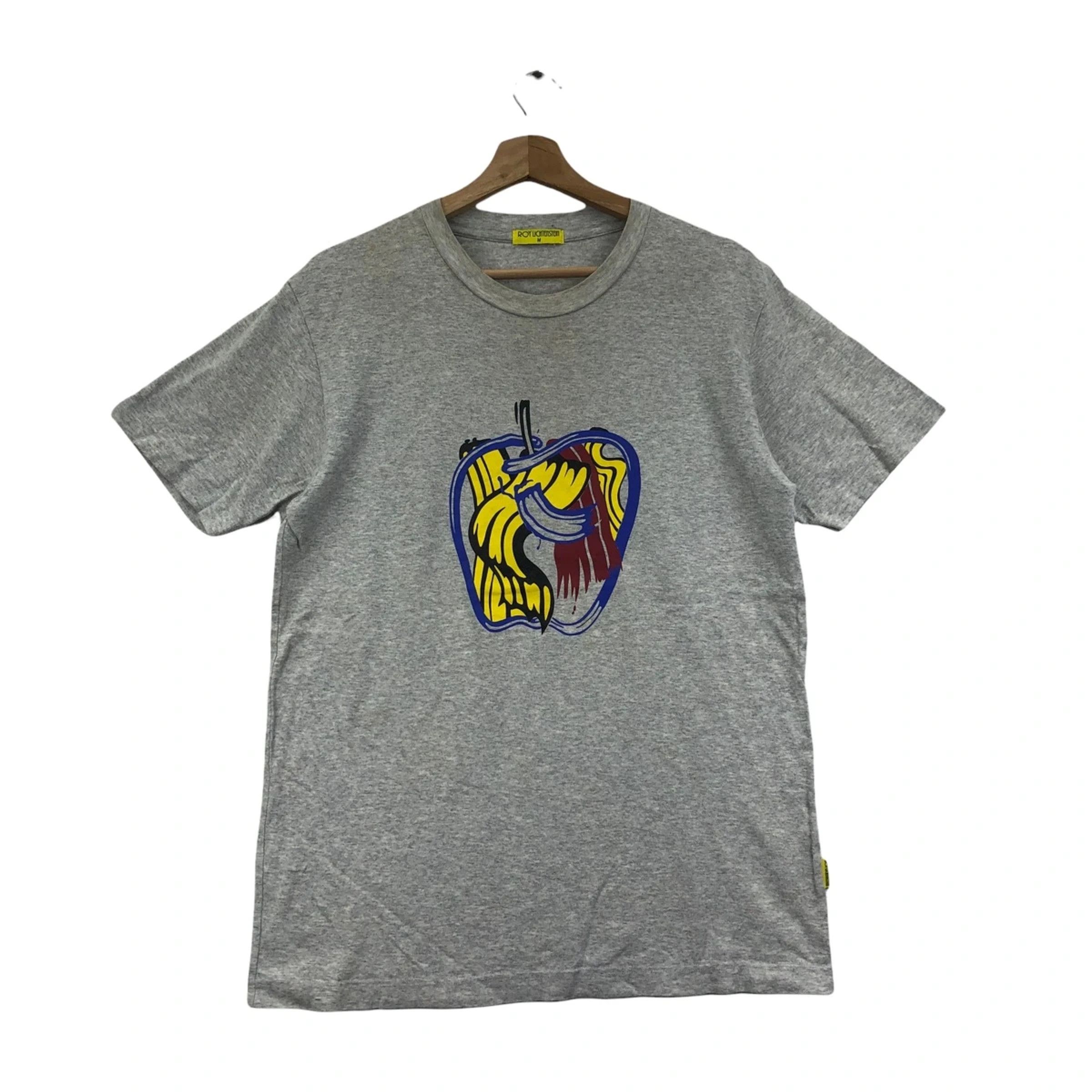 ROY LICHTENSTEIN APPLE Pop Art Painting Tee Shirt New York