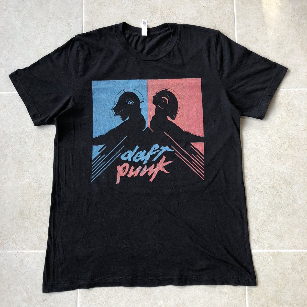 Band Tees Vintage Daft Punk Tour T Shirt Size US L / EU 52-54 / 3 - 2 Thumbnail