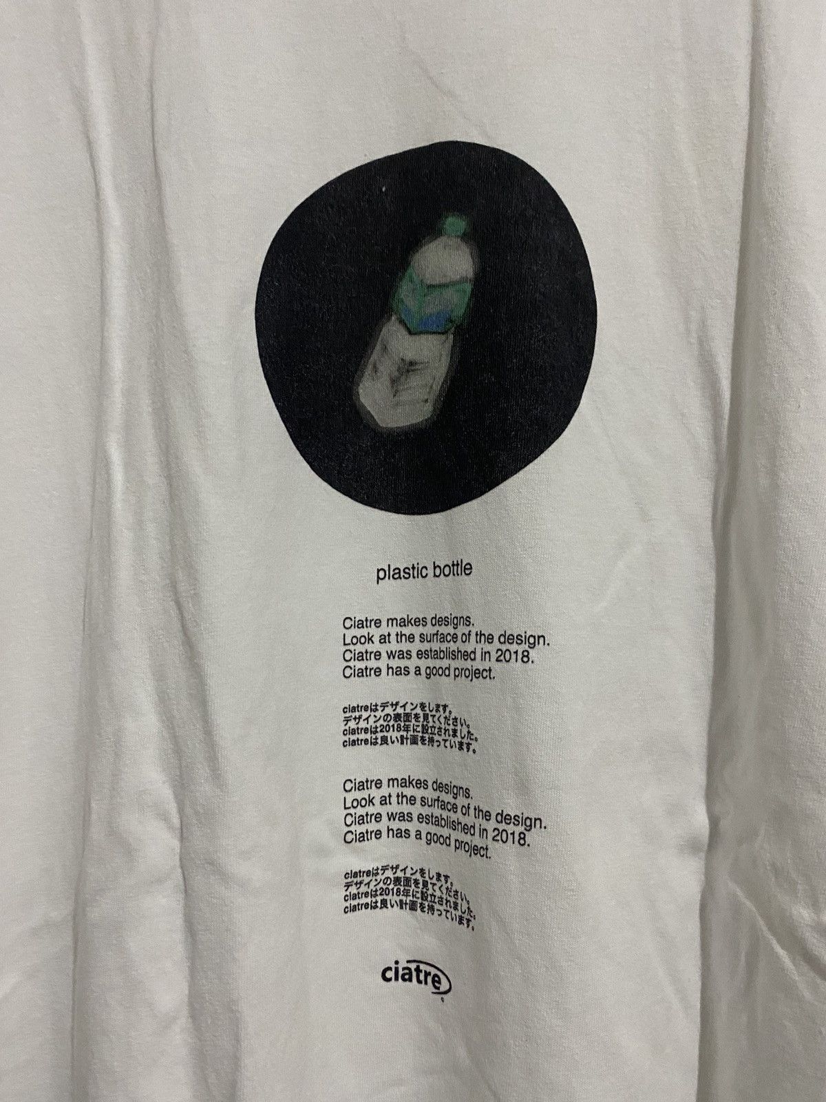 💸BINDINGOFFER💸Ciatre Palstic Bottle Longsleeve