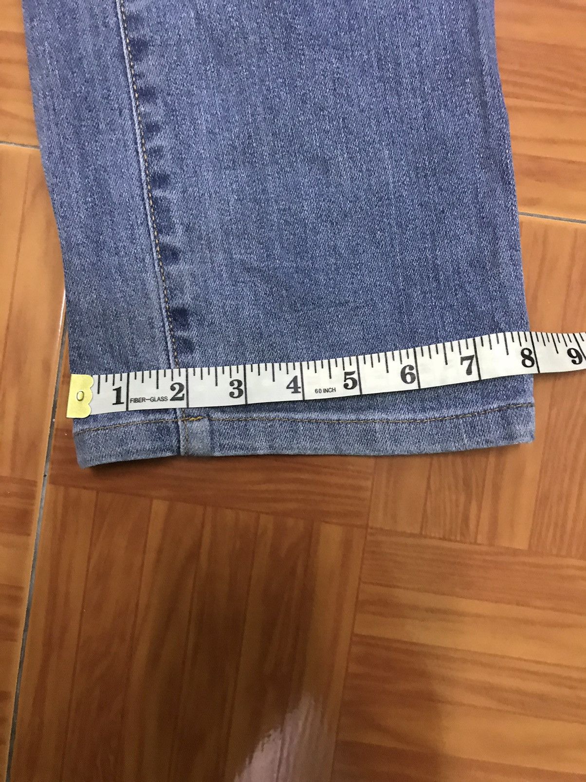 Uniqlo “Men’s Distressed Blue Straight-Leg Jeans – Vintage Wash” Size US 36 / EU 52 - 12 Thumbnail