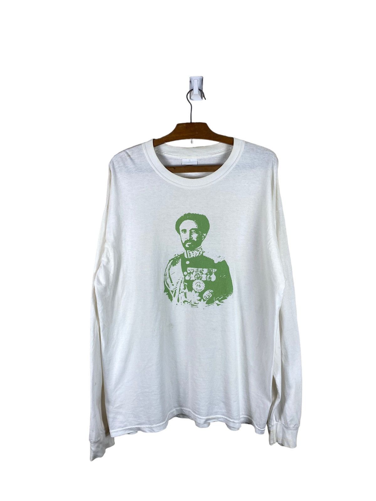 Bob Marley × MasterPiece MASTERPIECE JAPAN X EMPEROR HAILE SELASSIE LS SHIRT Size US XL / EU 56 / 4 - 1 Thumbnail