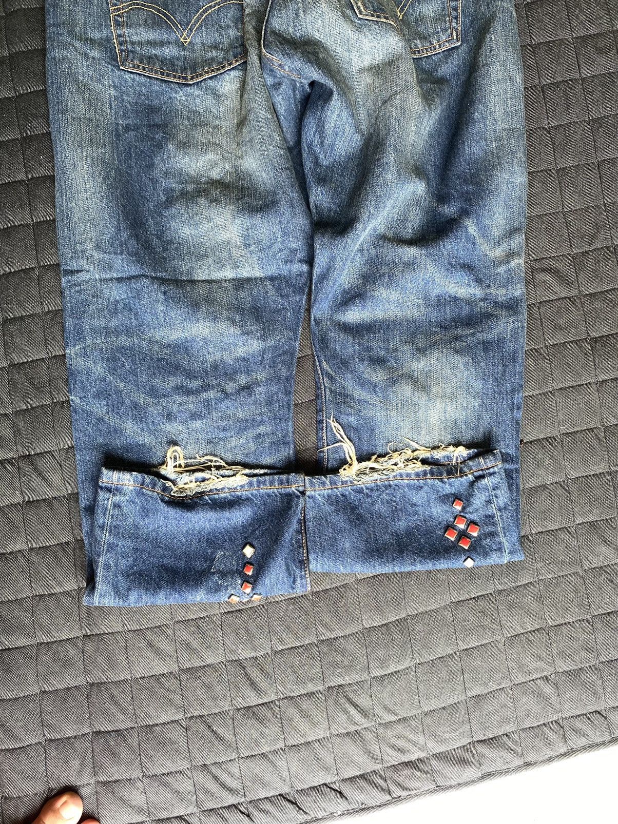 Levi's Vintage Clothing OFFER🔥Levis Distressed Denim Spikes Style Jeans Size US 36 / EU 52 - 11 Thumbnail