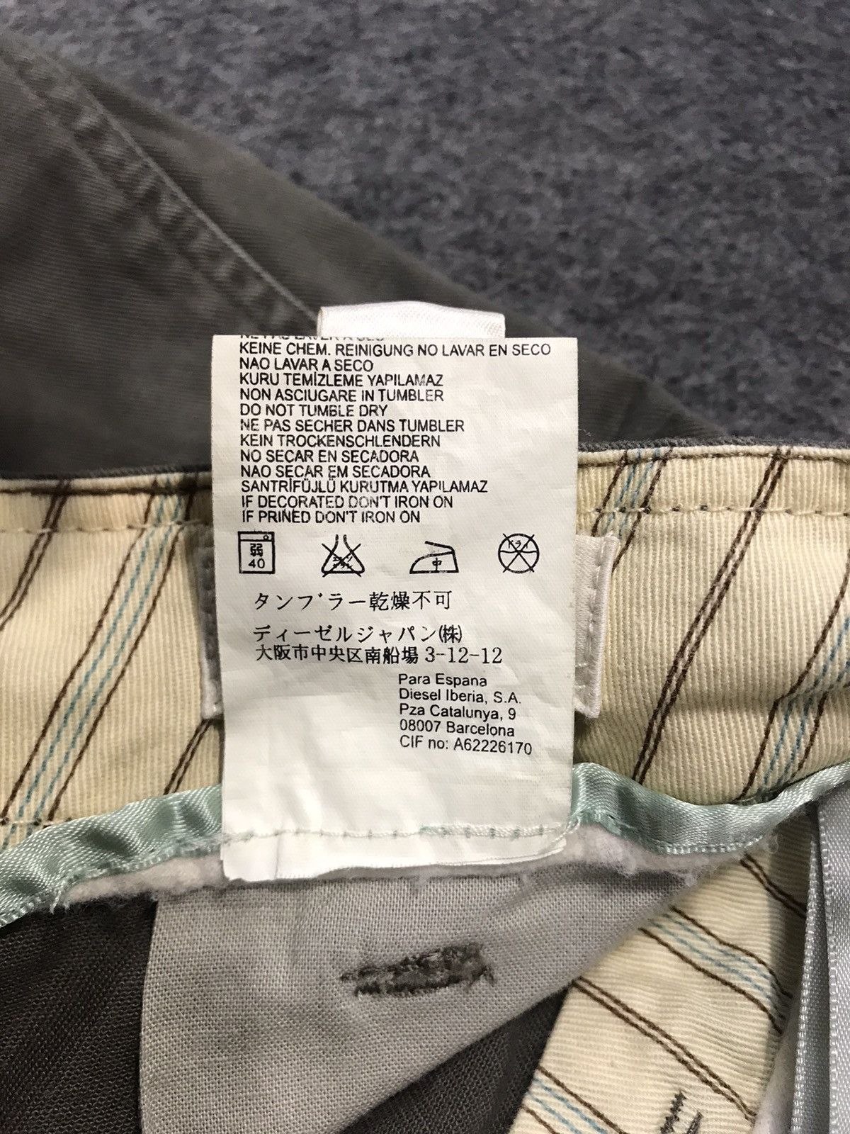 Diesel Diesel Industry Denim Division Military Multipocket Tactical Size US 31 - 10 Thumbnail