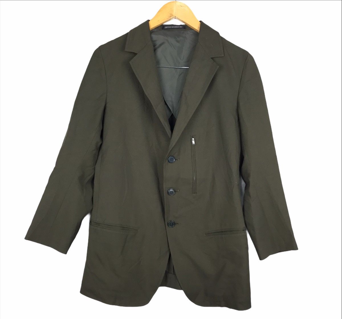 Yohji Yamamoto Yohji Yamamoto Green Jacket Size US S / EU 44-46 / 1 - 1 Thumbnail