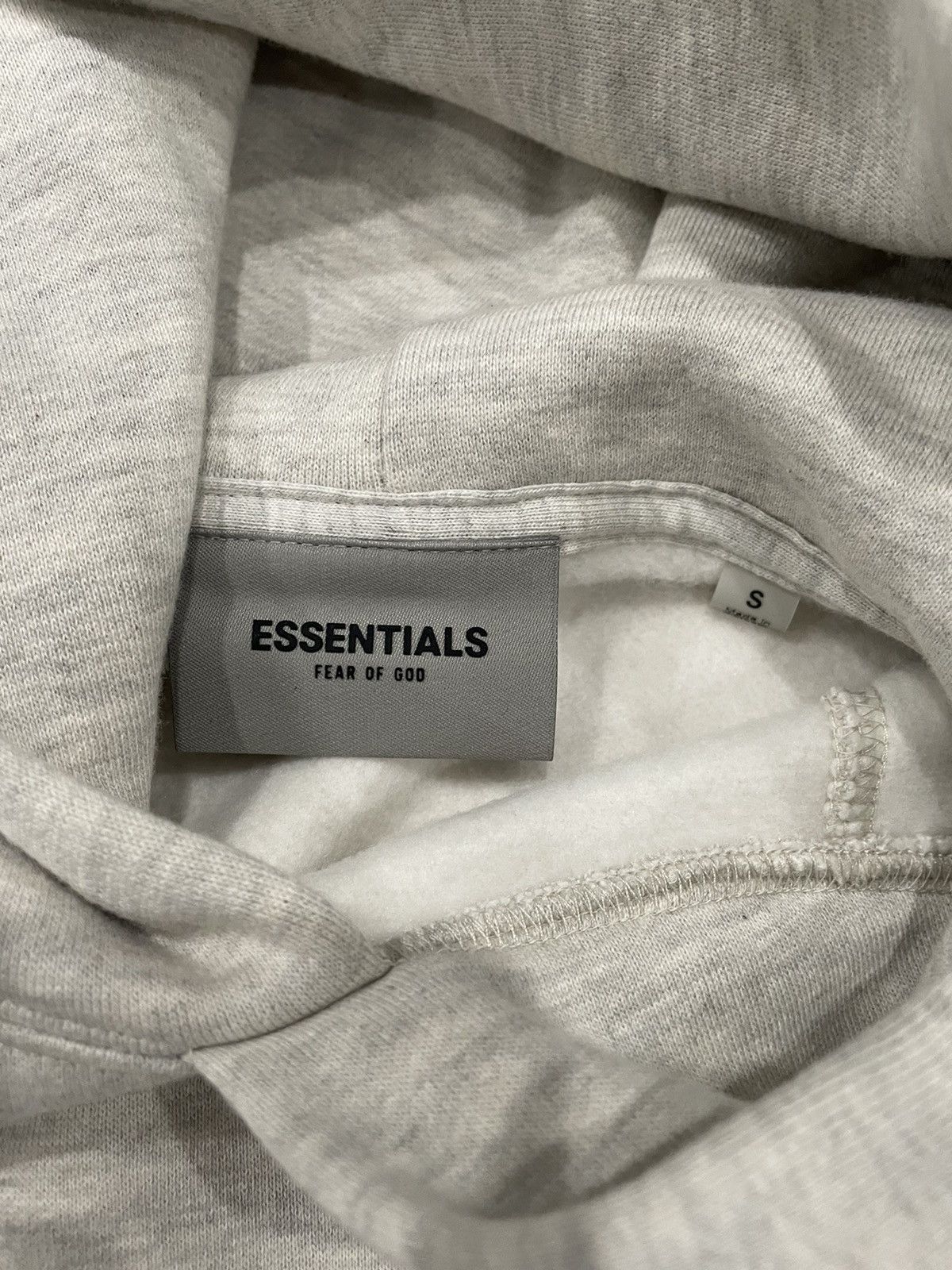 Fear of God Fear of God Essentials Light Oatmeal Hoodie Size US S / EU 44-46 / 1 - 3 Thumbnail