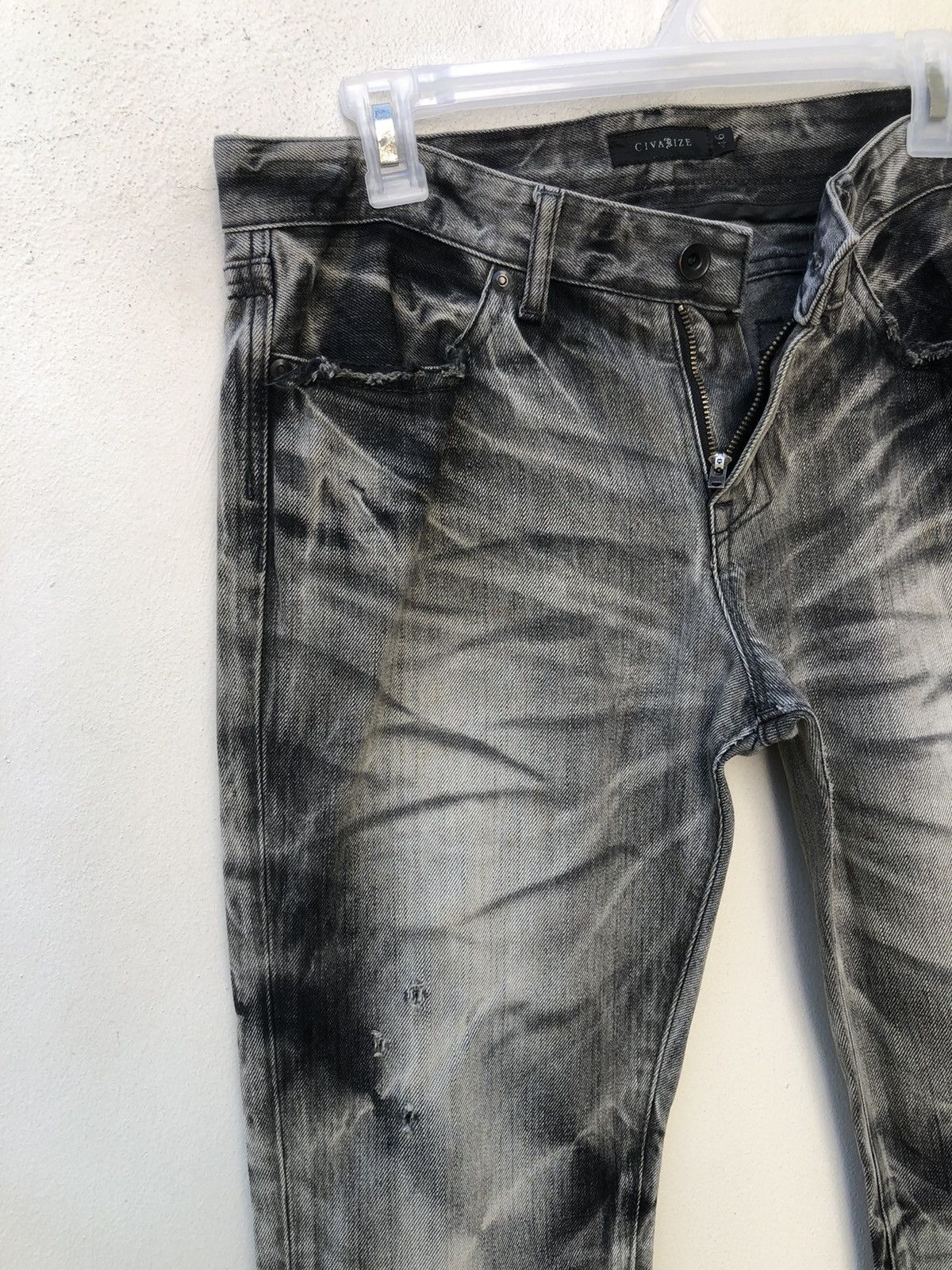 CIVARIZE Vintage Civarize Japan Distressed Denim Flare Jeans Size US 31 - 6 Thumbnail