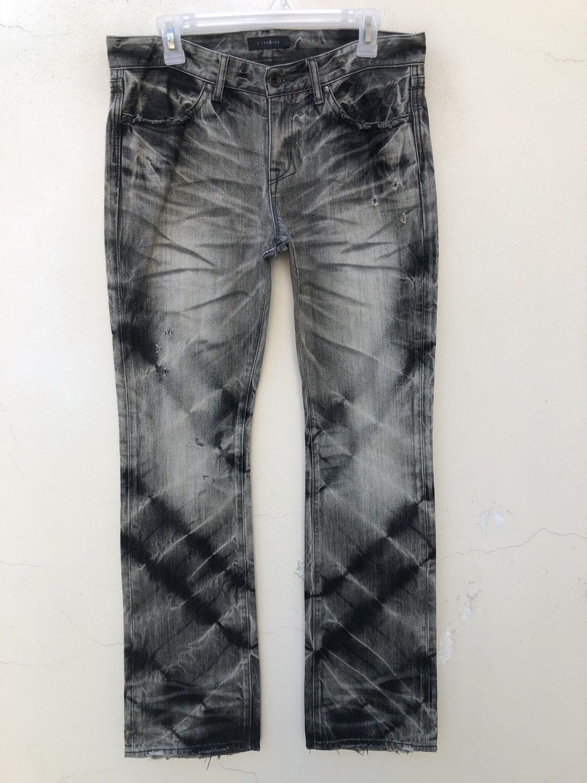 CIVARIZE Vintage Civarize Japan Distressed Denim Flare Jeans Size US 31 - 3 Thumbnail